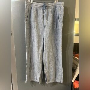 Athleta Cabo Wide-Leg linen Pants